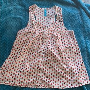 buttons Button-up Tank Small